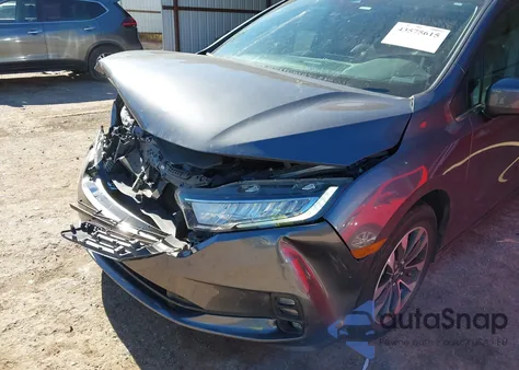 2022 Honda Odyssey Ex-L from USA, damaged, VIN 5FNRL6H7XNB051176